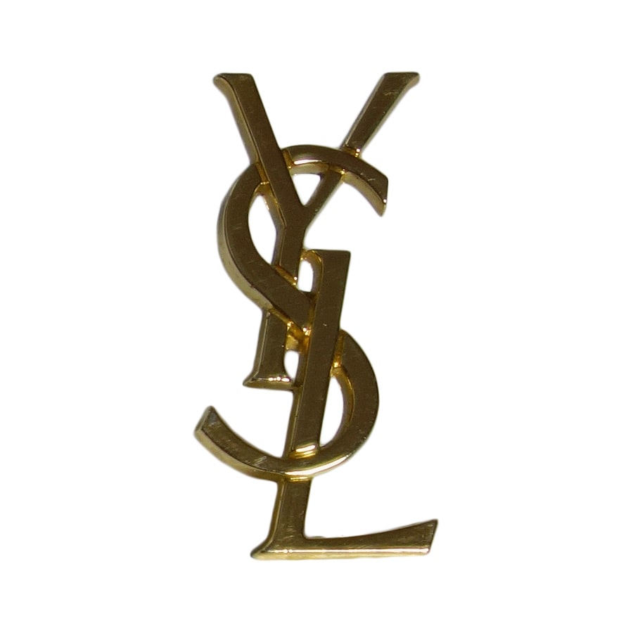 Yves Saint Laurent ロゴ ピンズ イヴ・サンローラン 金色