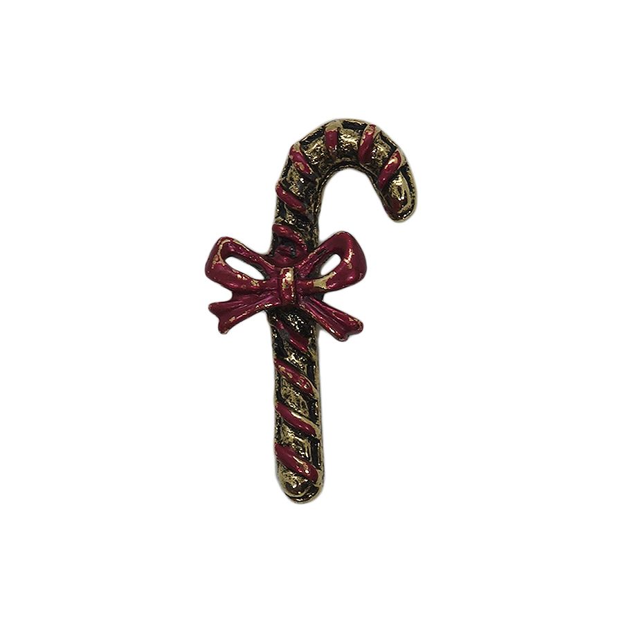 クリスマス ステッキ ピンズ 留め具付き