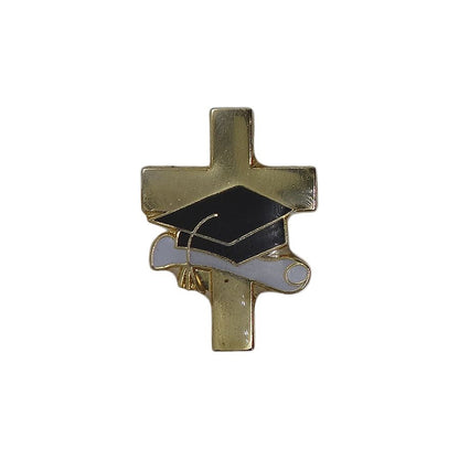 CTA 学士帽 クロス ピンズ 留め具付き 十字