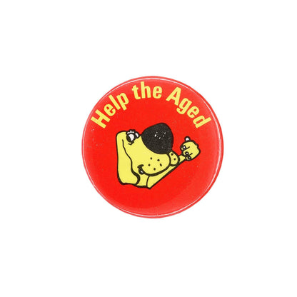 Help the Aged 慈善団体 缶バッジ バッチ