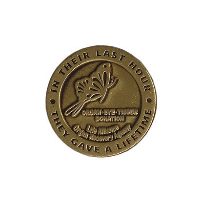 Life Alliance Organ Recovery Agency ピンズ 留め具付き