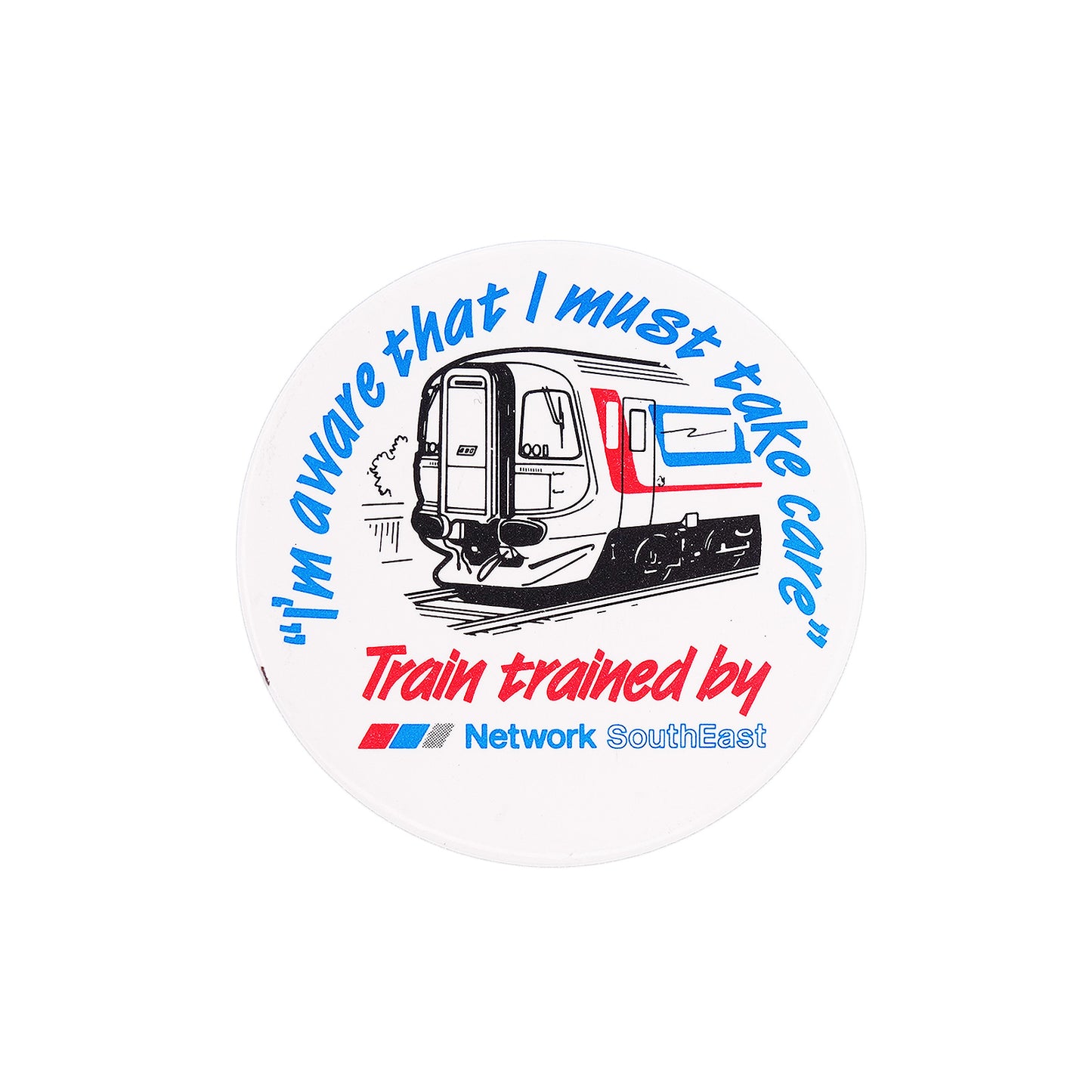 イギリス国鉄 Train trained by Network SouthEast 缶バッジ バッチ