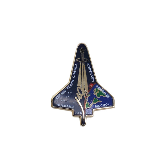 NASA ミッション STS-107 ピンズ スペースシャトル コロンビア