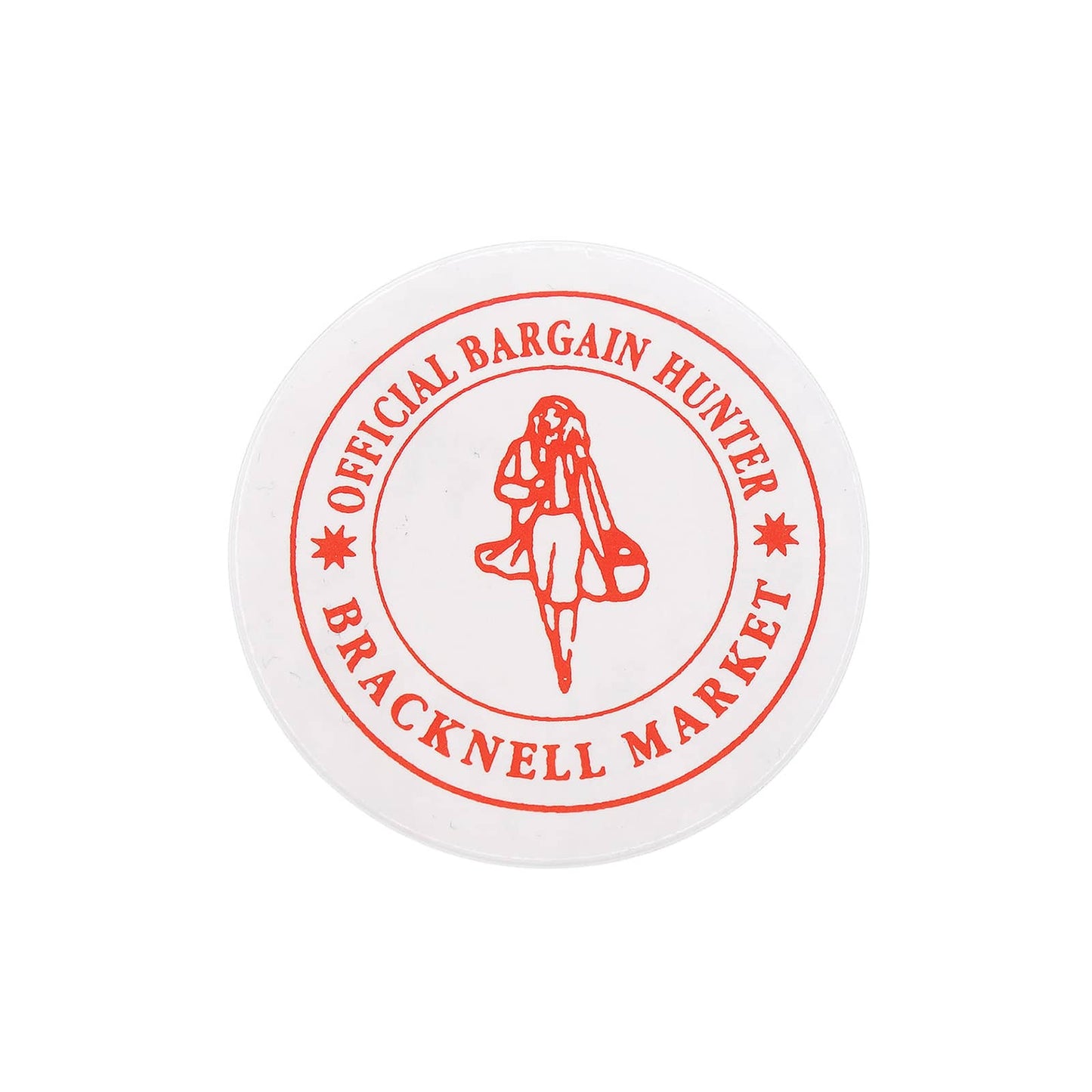 BRACKNELL MARKET 缶バッジ バッチ OFFICIAL BARGAIN HUNTER