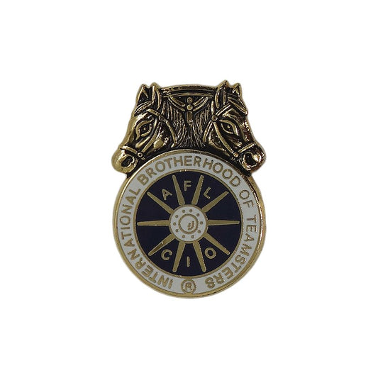 INTERNATIONAL BROTHERHOOD OF TEAMSTERS ピンズ 留め具付き 馬