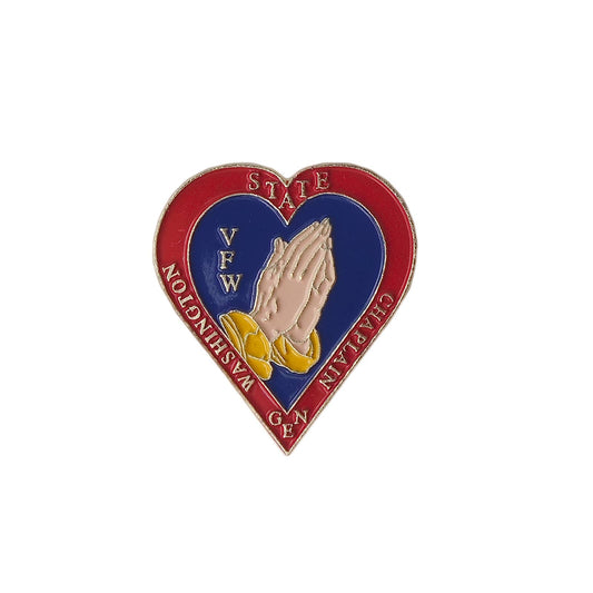VFW WASHINGTON STATE CHAPLAIN 祈りの手 ピンズ