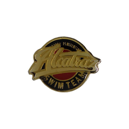 Alcatraz SWIM TEAM ピンズ 留め具付き 水泳チーム
