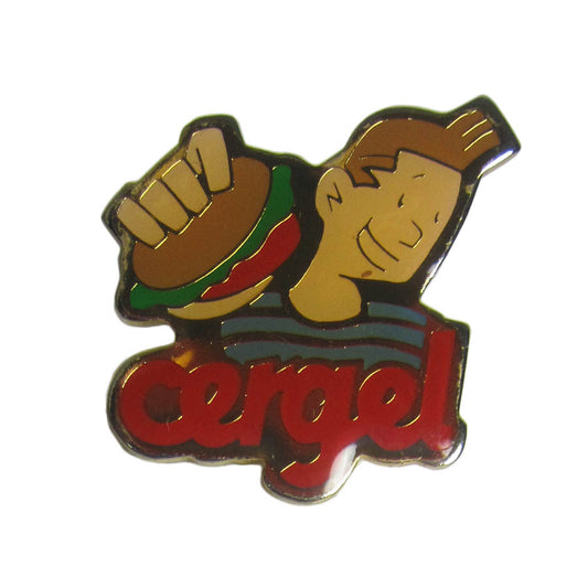 フランス ピンズ cergel ハンバーガー レトロ ピンバッジ
