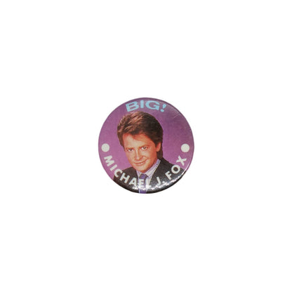 MICHAEL J.FOX マイケル・J・フォックス 缶バッジ バッチ 俳優