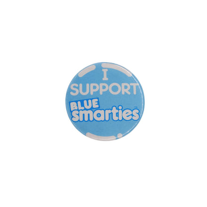 I SUPPORT BLUE smarties 缶バッジ バッチ