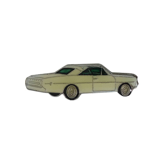 自動車 ピンズ 白 留め具付き