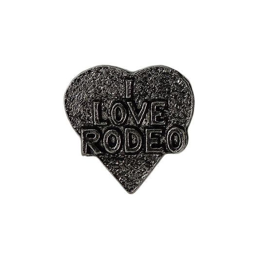 I LOVE RODEO ピンズ ハート 留め具付き