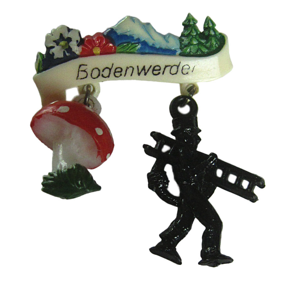 ヴィンテージ ブローチ チロル Bodenwerder