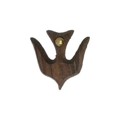 鳥 ピンズ カトリック 留め具付き