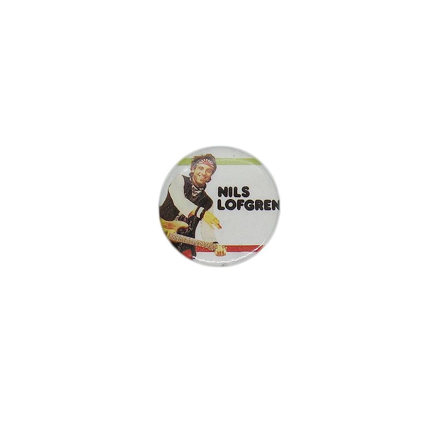 NILS LOFGREN ニルス・ロフグレン 缶バッジ バッチ ロックミュージシャン