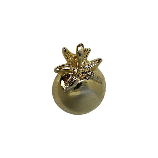 ミニトマト ピンズ 金色 留め具付き