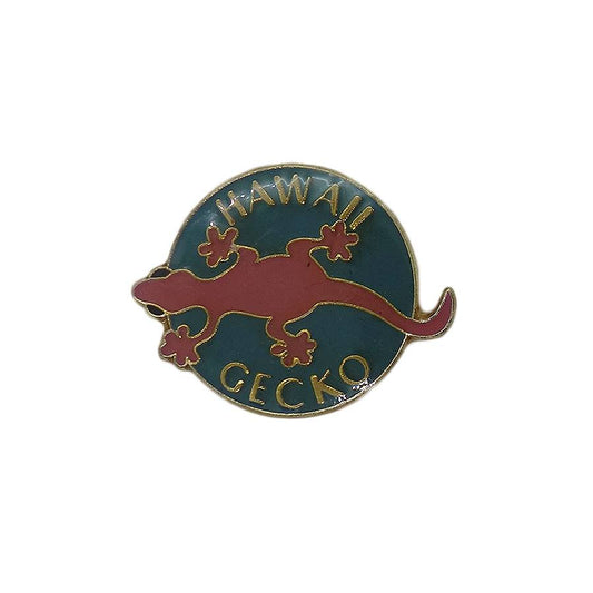 HAWAII GECKO ピンズ ヤモリ 留め具付き