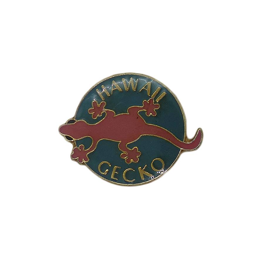 HAWAII GECKO ピンズ ヤモリ 留め具付き
