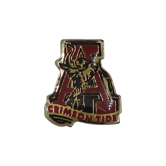 ALABAMA CRIMSON TIDE ピンズ アラバマ大学 象 留め具付き