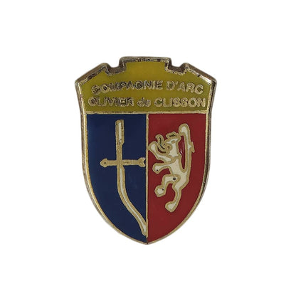 COMPAGNIE D'ARC OLIVIER de CLISSON ピンズ 留め具付き