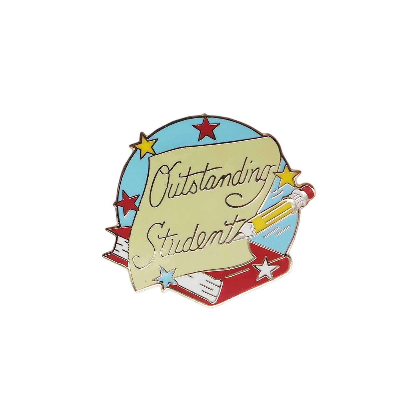 教科書と鉛筆 Outstanding Students ピンズ