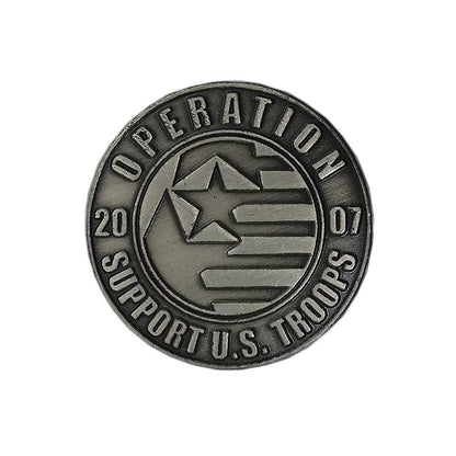 OPERATION SUPPORT U.S. TROOPS 2007 ピンズ 留め具付き