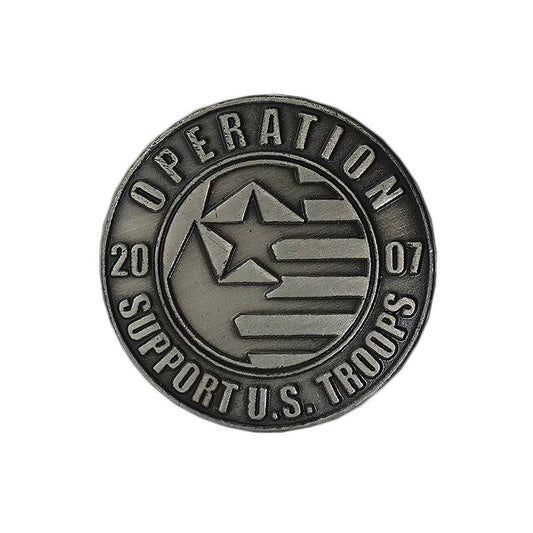 OPERATION SUPPORT U.S. TROOPS 2007 ピンズ 留め具付き