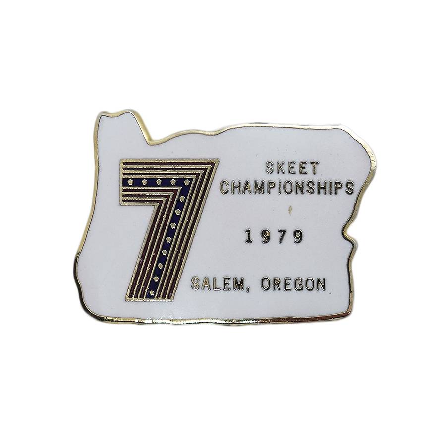 SKEET CHAMPIONSHIPS 1979 ピンバッジ ブローチ スキート ビンテージ