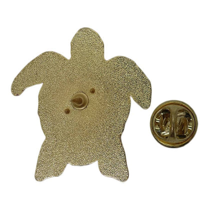 海亀 ピンズ 動物 留め具付き