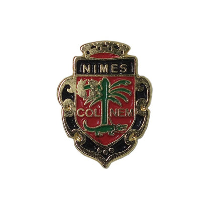 NIMES 紋章 ピンズ フランス ニーム 留め具付き