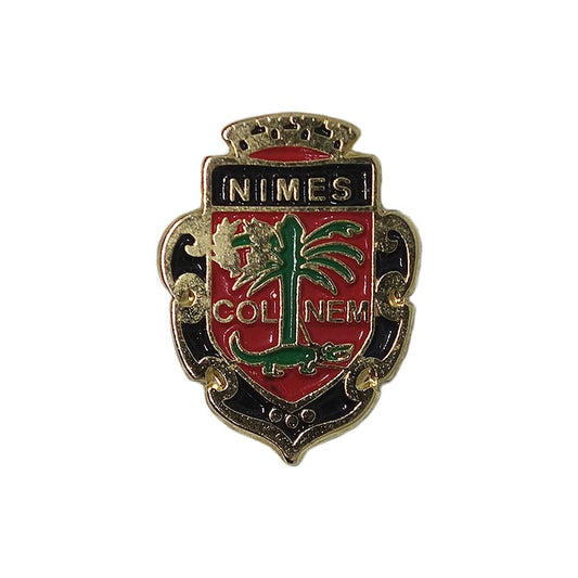 NIMES 紋章 ピンズ フランス ニーム 留め具付き