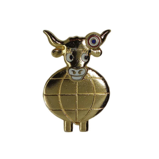 Arthus Bertrand Paris 牛 ピンバッジ ブローチ