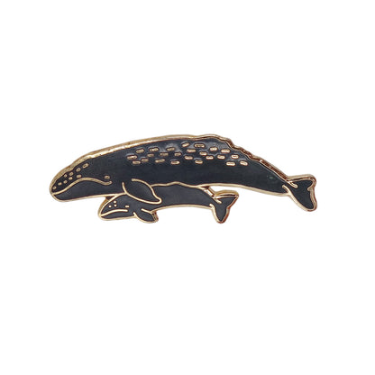 親子のクジラ ピンズ