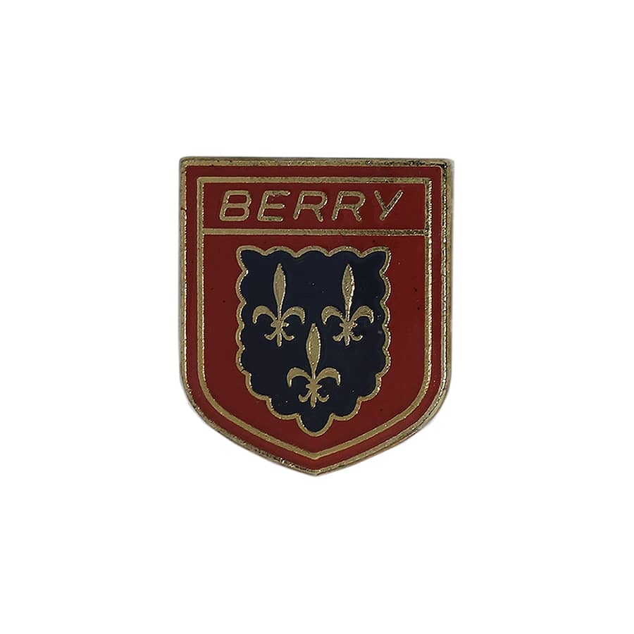 BERRY 紋章 ピンズ フランス ベリー 留め具付き