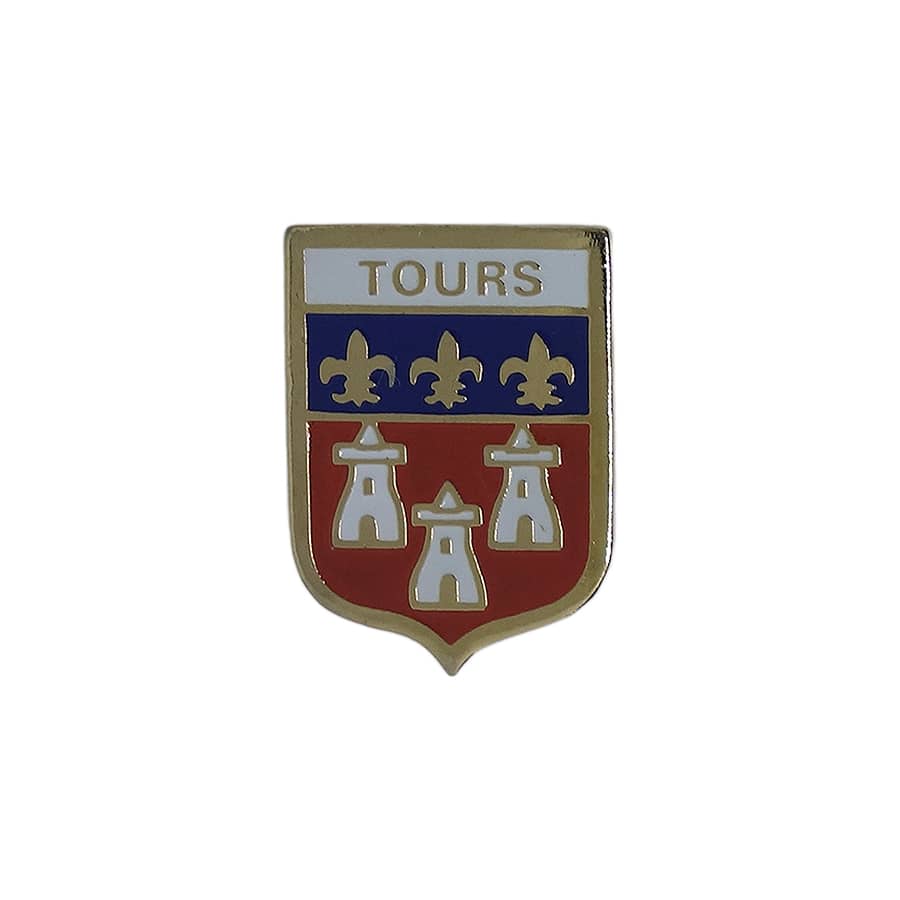 TOURS 紋章 ピンズ フランス トゥール 留め具付き