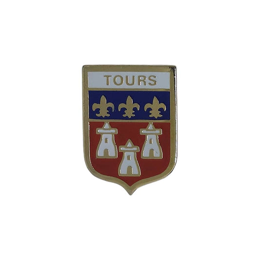 TOURS 紋章 ピンズ フランス トゥール 留め具付き