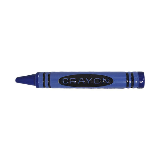 CRAYON ピンズ クレヨン 青 留め具付き