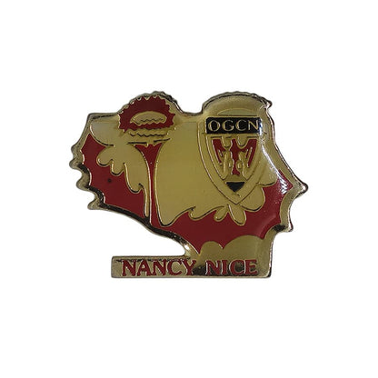 OGCニース ピンズ サッカー 留め具付き