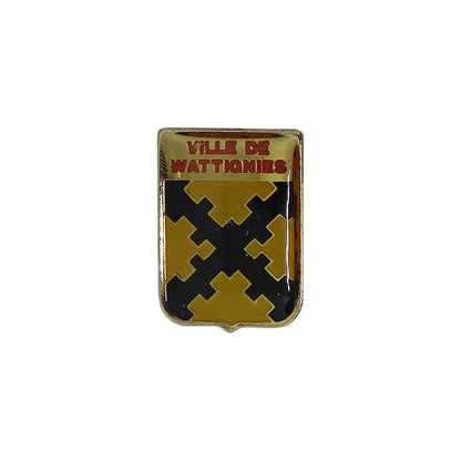 VILLE DE WATTIGNIES 紋章 ピンズ フランス コミューン 留め具付き