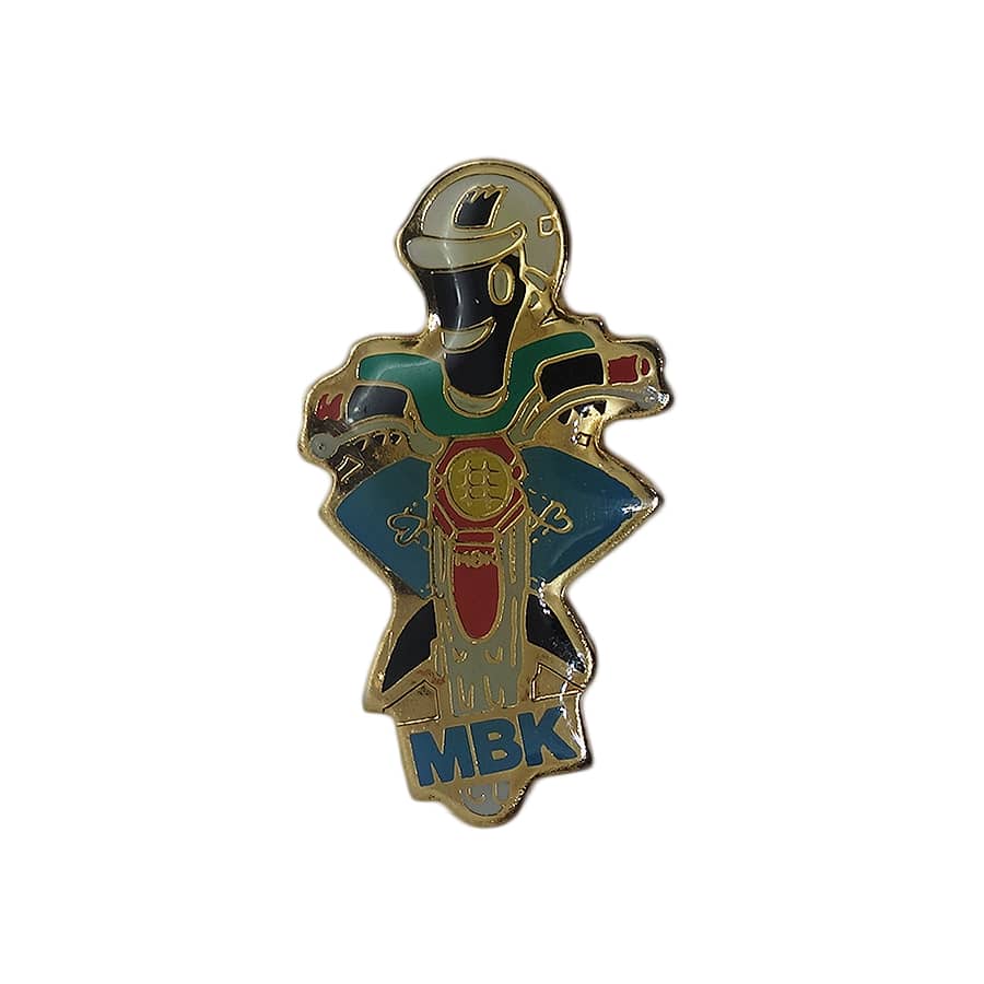 フランス 白バイ ポリス ピンズ MBK オートバイ 留め具付き