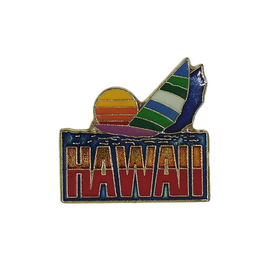 HAWAII ピンズ ハワイ 留め具付き