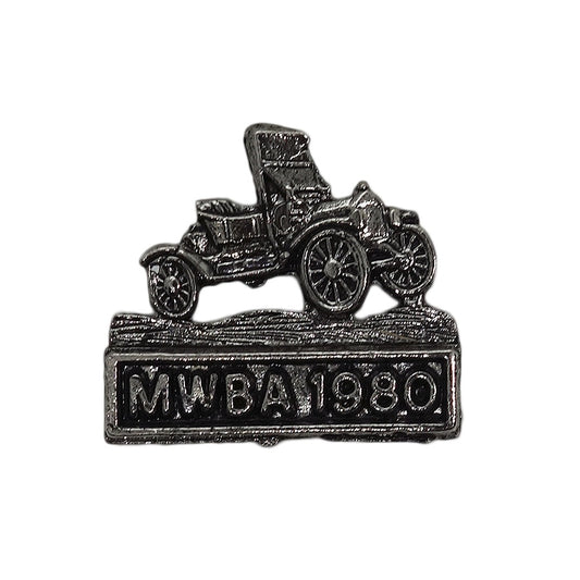 MWBA 1980 ボウリング ピンズ クラシックカー 留め具付き