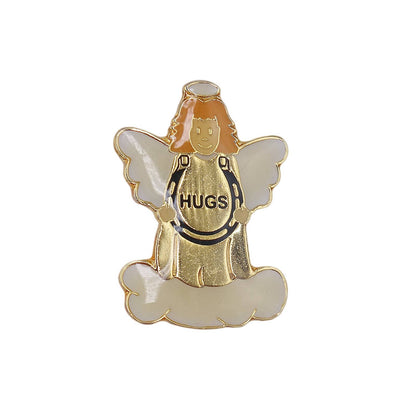 HUGS ピンズ エンジェル 蹄鉄を持つ天使
