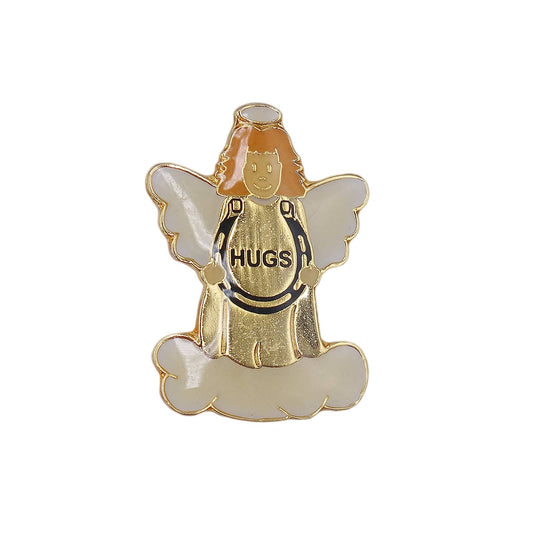 HUGS ピンズ エンジェル 蹄鉄を持つ天使
