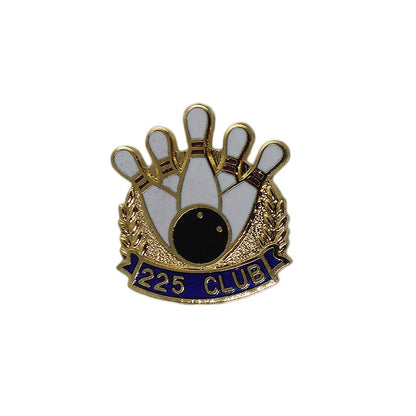 225 CLUB ボウリング ピンバッジ ブローチ