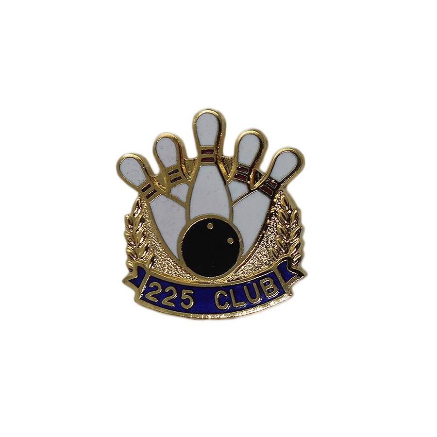225 CLUB ボウリング ピンバッジ ブローチ