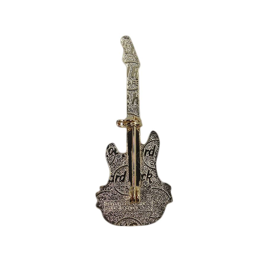 Hard Rock CAFE ギター ブローチ METAL RECORDS ハードロックカフェ