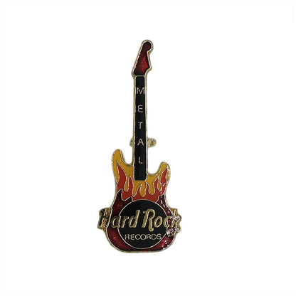 Hard Rock CAFE ギター ブローチ METAL RECORDS ハードロックカフェ