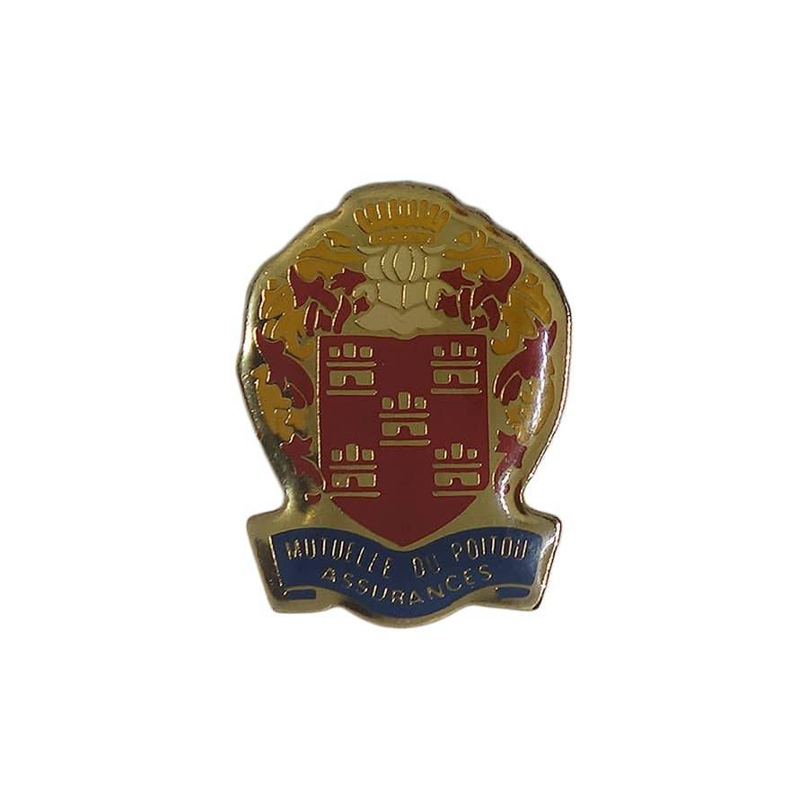 MUTUELLE DU POITOU ASSURANCES ピンズ 保険 留め具付き
