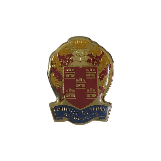 MUTUELLE DU POITOU ASSURANCES ピンズ 保険 留め具付き